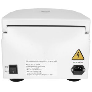 Digital display and controls for XC-3012 Microhematocrit Centrifuge