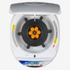 Interior of Premiere XC-SpinPlus Centrifuge featuring the 8-place fixed angle rotor for 15ml tubes