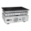 Premiere DB-1 Stainless Steel Hot Plate with 8" x 6" corrosion-resistant heating surface and analog control.