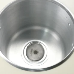 Heated dispensing spigot and plastic drip tray on the Premiere 9L histology wax melter.