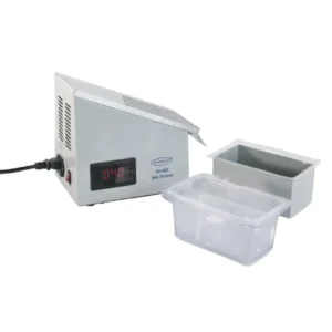 Close-up of Premiere XH-90D digital control panel for precise temperature settings up to 120°C.